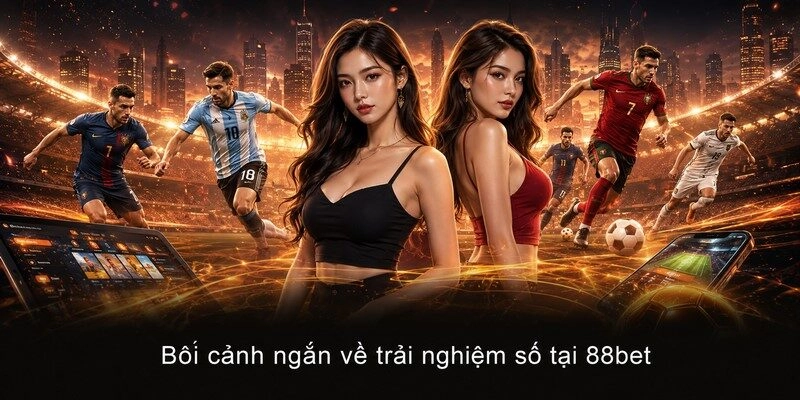 Bối cảnh ngắn về trải nghiệm số tại 88bet