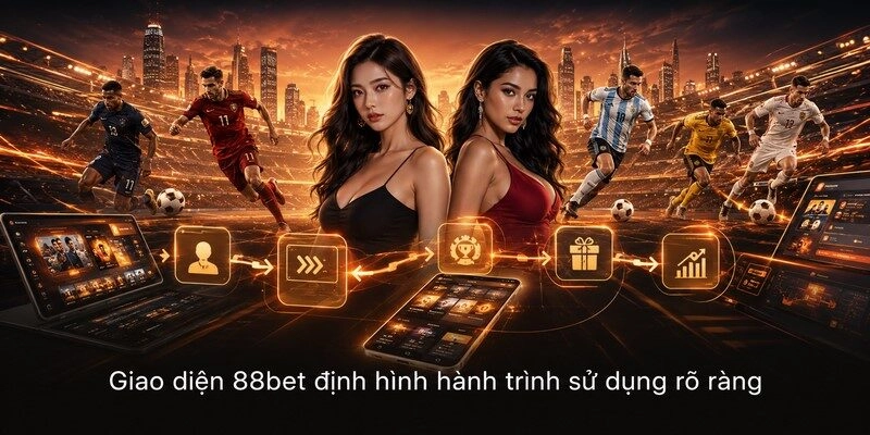 Giao diện 88bet định hình hành trình sử dụng rõ ràng