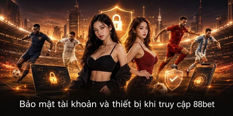 Bảo mật tài khoản và thiết bị khi truy cập 88bet