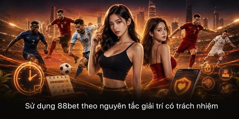 Sử dụng 88bet theo nguyên tắc giải trí có trách nhiệm